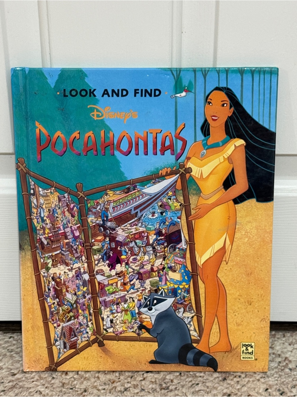 Pocahontas Disney Look and Find Collection Book made in 1995